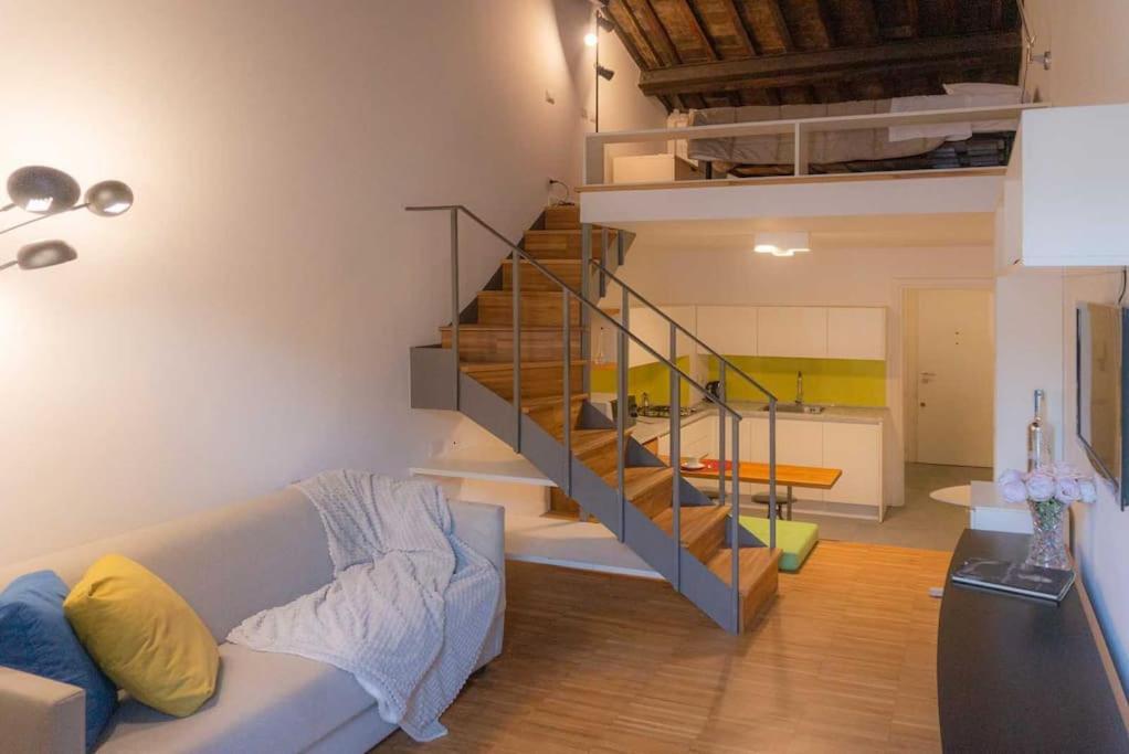 Ferienwohnung Art Atelier Terrazza Borgo Rom Exterior foto